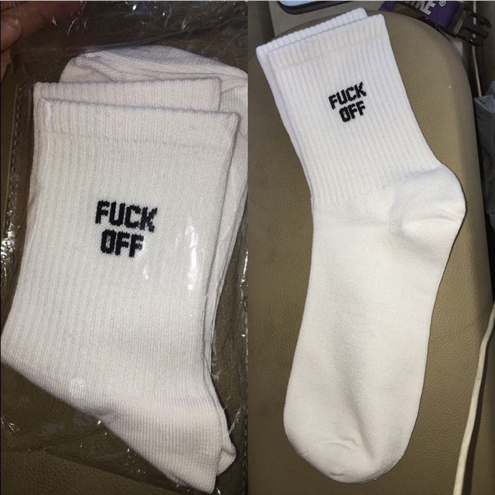 White socks
